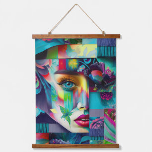 Tapisserie Suspendue Face dans un puzzle