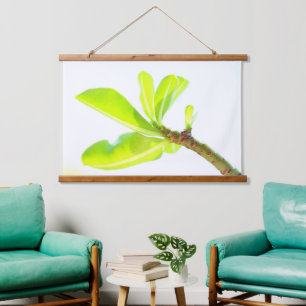 Tapisserie Suspendue Feuilles verts Kudu Lily Nature