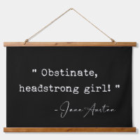 Fille obstinée à tête forte Jane Austen