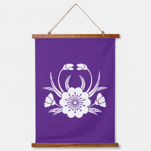 Tapisserie Suspendue Fleur de cerisier en forme de crabe