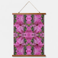 Fleur d'Hibiscus Rose Art Abstrait