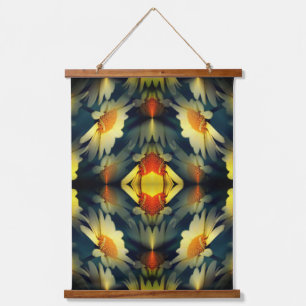 Tapisserie Suspendue Fleur marguerite jaune Abstrait