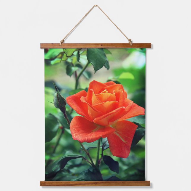 Tapisserie Suspendue Fleur rose de la nature (Recto)