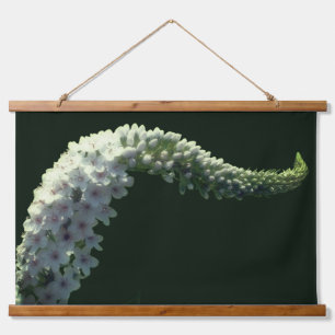 Tapisserie Suspendue Fleur sauvage blanc curling
