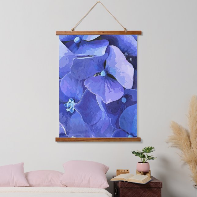 TAPISSERIE SUSPENDUE FLEURS DE JARDIN (Chambre à coucher)