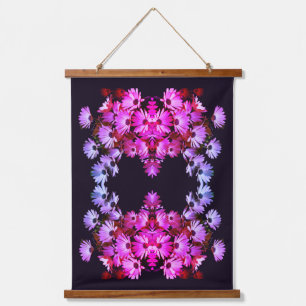 Tapisserie Suspendue Fleurs de marguerite africaines colorées Abstraite