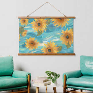 Tapisserie Suspendue Fleurs de soleil