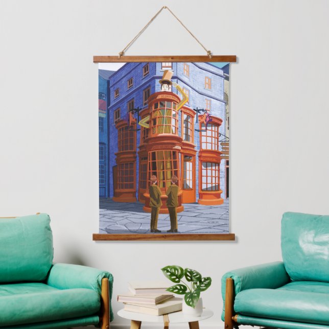 Tapisserie Suspendue Fred et George à Weasley's Wizard Wheezes (Salon)