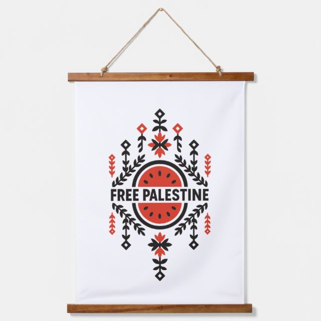 Tapisserie Suspendue Free Palestine (Recto)