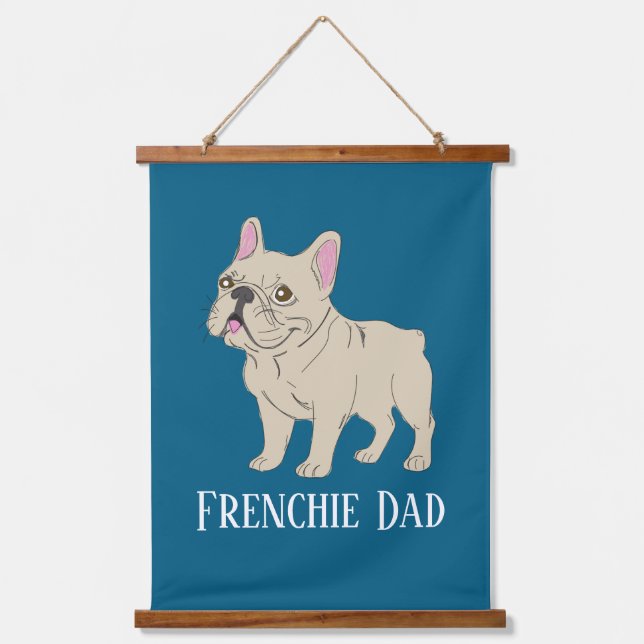 Tapisserie Suspendue Frenchie Dad (Recto)