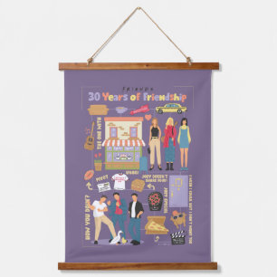 Tapisserie Suspendue FRIENDS™ 30 ans d'amitié