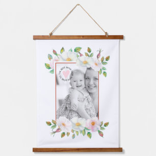 Tapisserie Suspendue Frontière rose sauvage de rouille photo Fête des M