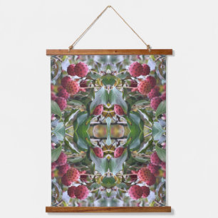 Tapisserie Suspendue Fruits de Dogwood rouge Nature Abstraite