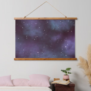 Tapisserie Suspendue Galaxie mystique de Violet Dusty