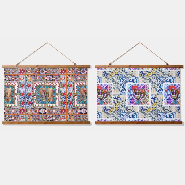 Tapisserie Suspendue Galo de Barcelos, Portugal (Double)