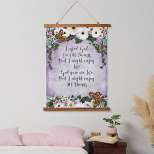Tapisserie Suspendue Gerbera Daisies et papillons Inspiration