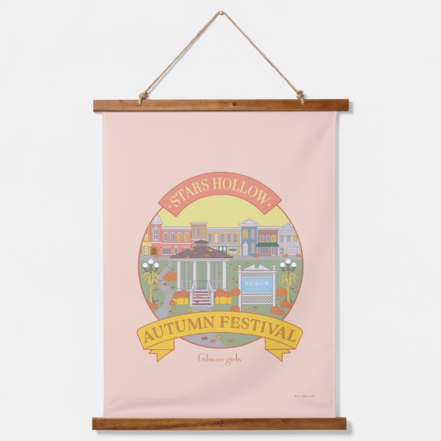 Tapisserie Suspendue Gilmore Girls | Stars Hollow Festival d'automne (Recto)