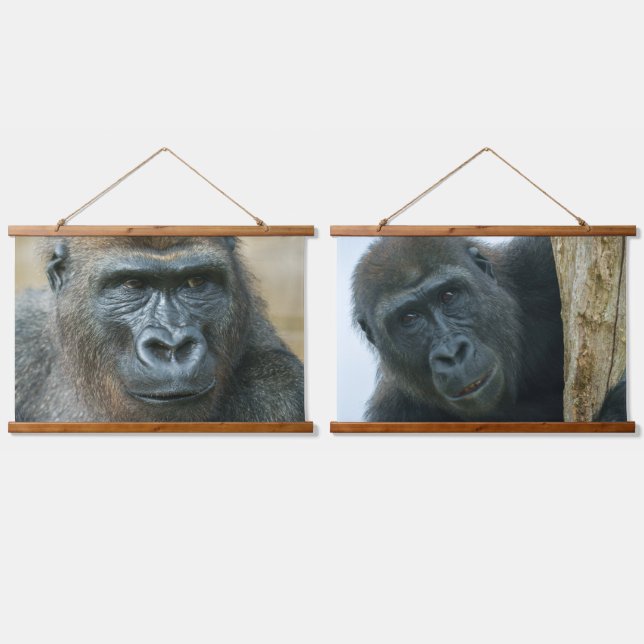 Tapisserie Suspendue Gorilla Boys Lope Et Shufai (Double)