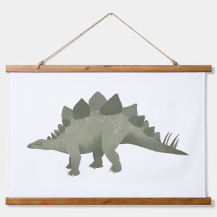 Tapisserie Suspendue Green Stegosaurus Dinosaur Salle pour enfants