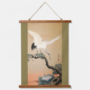 Tapisserie Suspendue Grue sur pin, Koson, Ukiyo-e