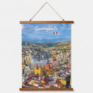 Tapisserie Suspendue Guanajuato, Mexique - Paysage urbain coloré
