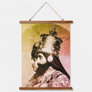Tapisserie Suspendue Haïlé Sélassié Jah Rastafari Rasta Reggae Racines