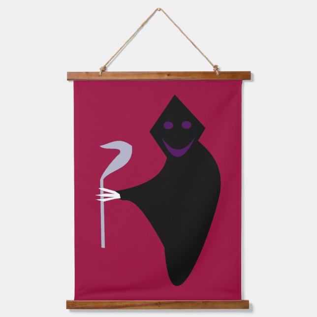 Tapisserie Suspendue Halloween faucheuse (Recto)