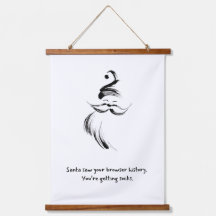 Hand-Drawn Santa Claus Quote