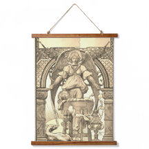 Harper's Bazaar Christmas 1889 Tapestry Vintage