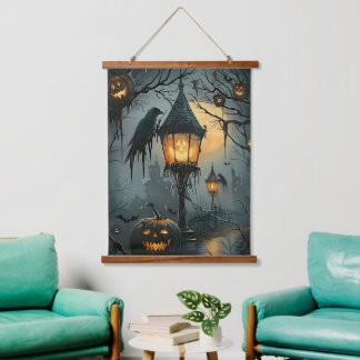Tapisserie Suspendue Haunted Hollow – Halloween Night
