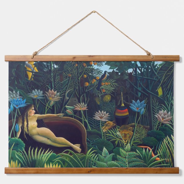 Tapisserie Suspendue Henri Rousseau - Le Rêve / Le Reve (Devant)
