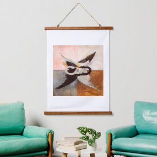 Tapisserie Suspendue Hilma Af Klint, Le Swan No.24, Art Abstrait