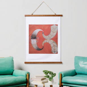 Tapisserie Suspendue Hilma Af Klint, Le Swan No.9, Art Abstrait