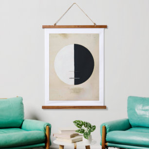 Tapisserie Suspendue Hilma Af Klint, Point de vue de Bouddha, Art Abstr