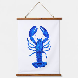 Tapisserie Suspendue Homard bleu