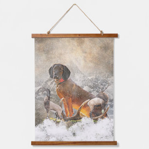 Tapisserie Suspendue Hound de montagne bavarois, Art