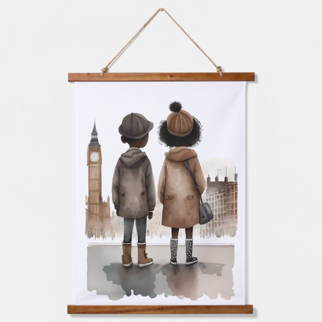 Tapisserie Suspendue I love London (Recto)