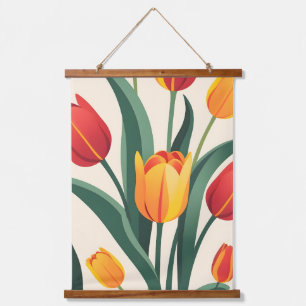 Tapisserie Suspendue Illustration Bold Tulip