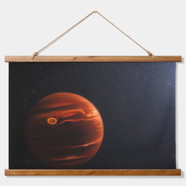 Tapisserie Suspendue Illustration De Exoplanet Vhs 1256 B Et Ses Étoile (Devant)