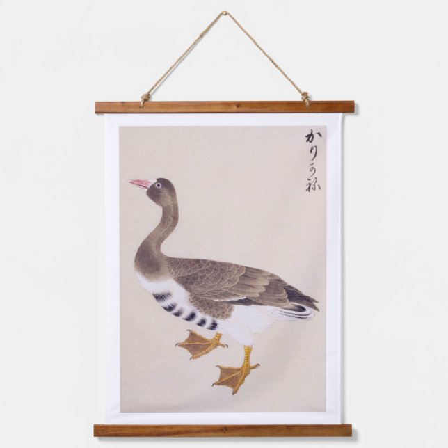 Tapisserie Suspendue Illustration vintage : Oie sauvage (Recto)