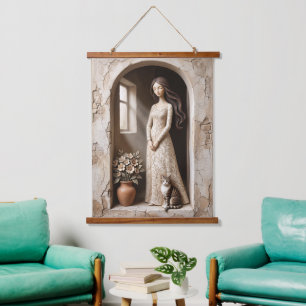 Tapisserie Suspendue Impression d'art de seuil de jardin The Quiet Stud