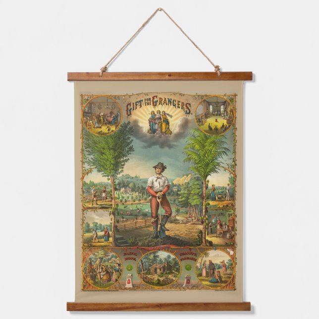 Tapisserie Suspendue Impression promotionnelle Pour Membres Grange (Recto)