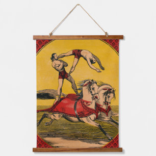Tapisserie Suspendue Impression vintage De Bareback Riders Perfoming St