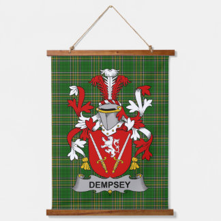 Tapisserie Suspendue Irish Dempsey or O_Dempsey Coat of Arms Family Cre