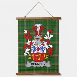 Tapisserie Suspendue Irish Dennehy or O_Dennehy Coat of Arms Family Cre