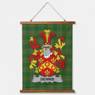 Tapisserie Suspendue Irish Dennis Coat of Arms Family Crest