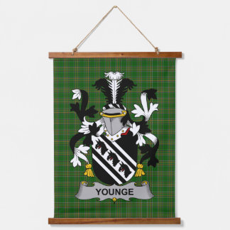 Tapisserie Suspendue Irish Younge Coat of Arms Family Crest