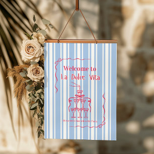 Tapisserie Suspendue Itinéraire du week-end de la Dolce Vita