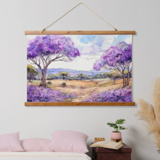 Tapisserie Suspendue Jacaranda d'Upcountry Maui