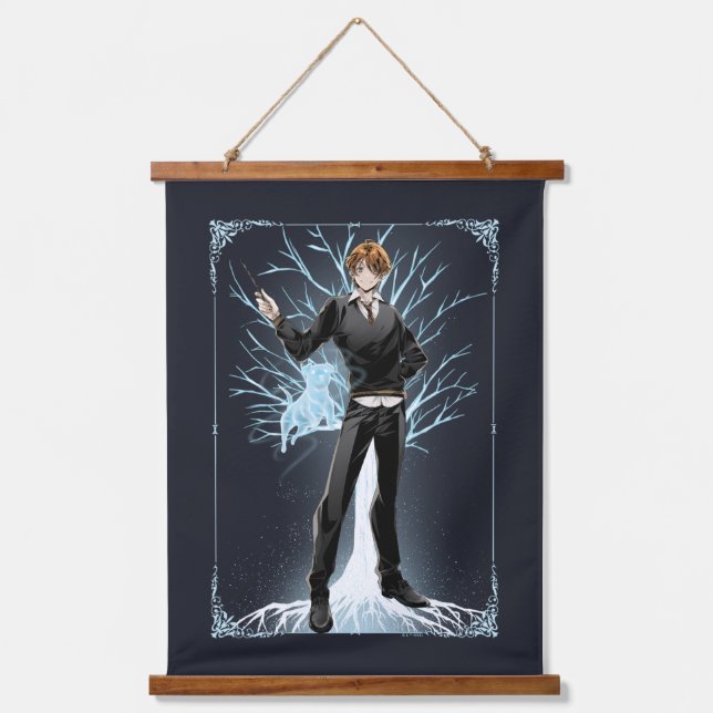 Tapisserie Suspendue Jack Russell Terrier Patronus d'Anime Ron Weasley (Recto)